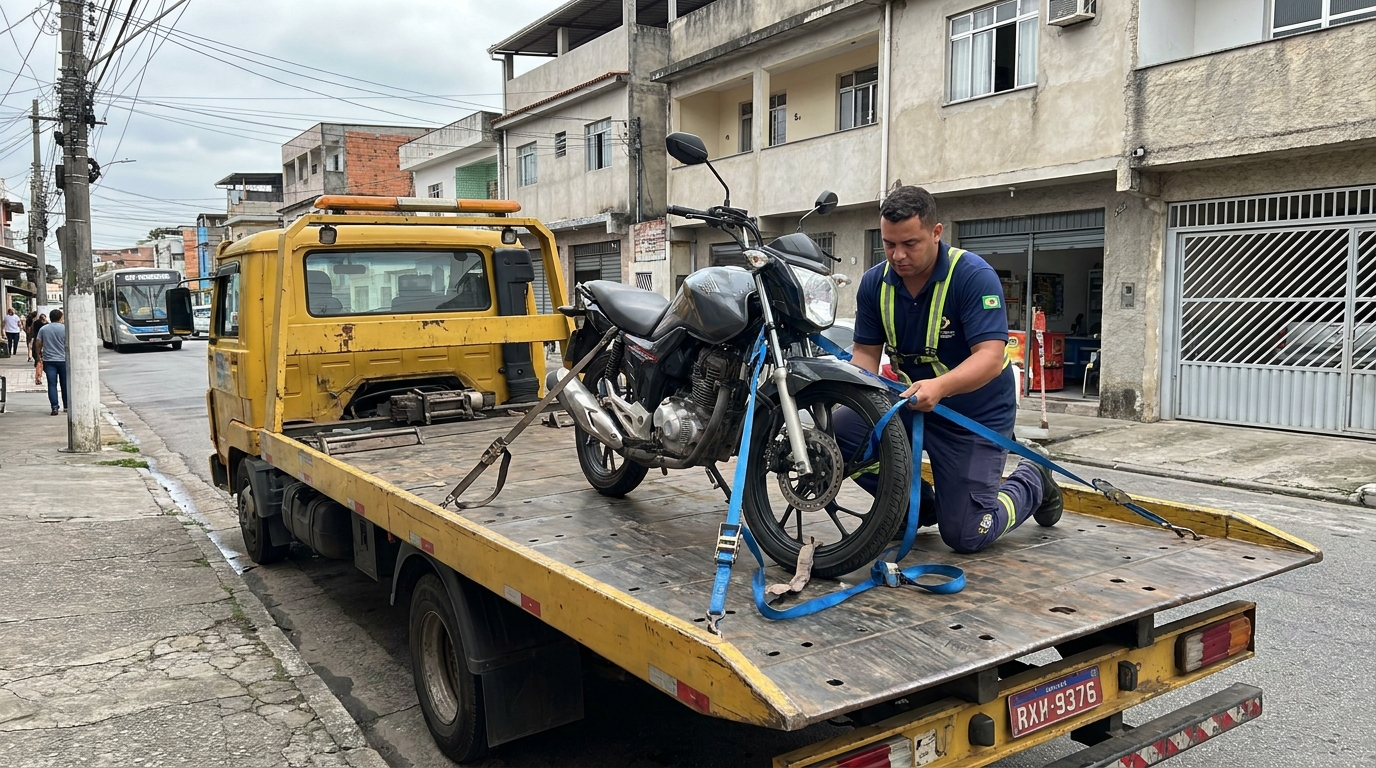 Auxílio para Moto no Local na Vila São Roque, Cotia‑SP