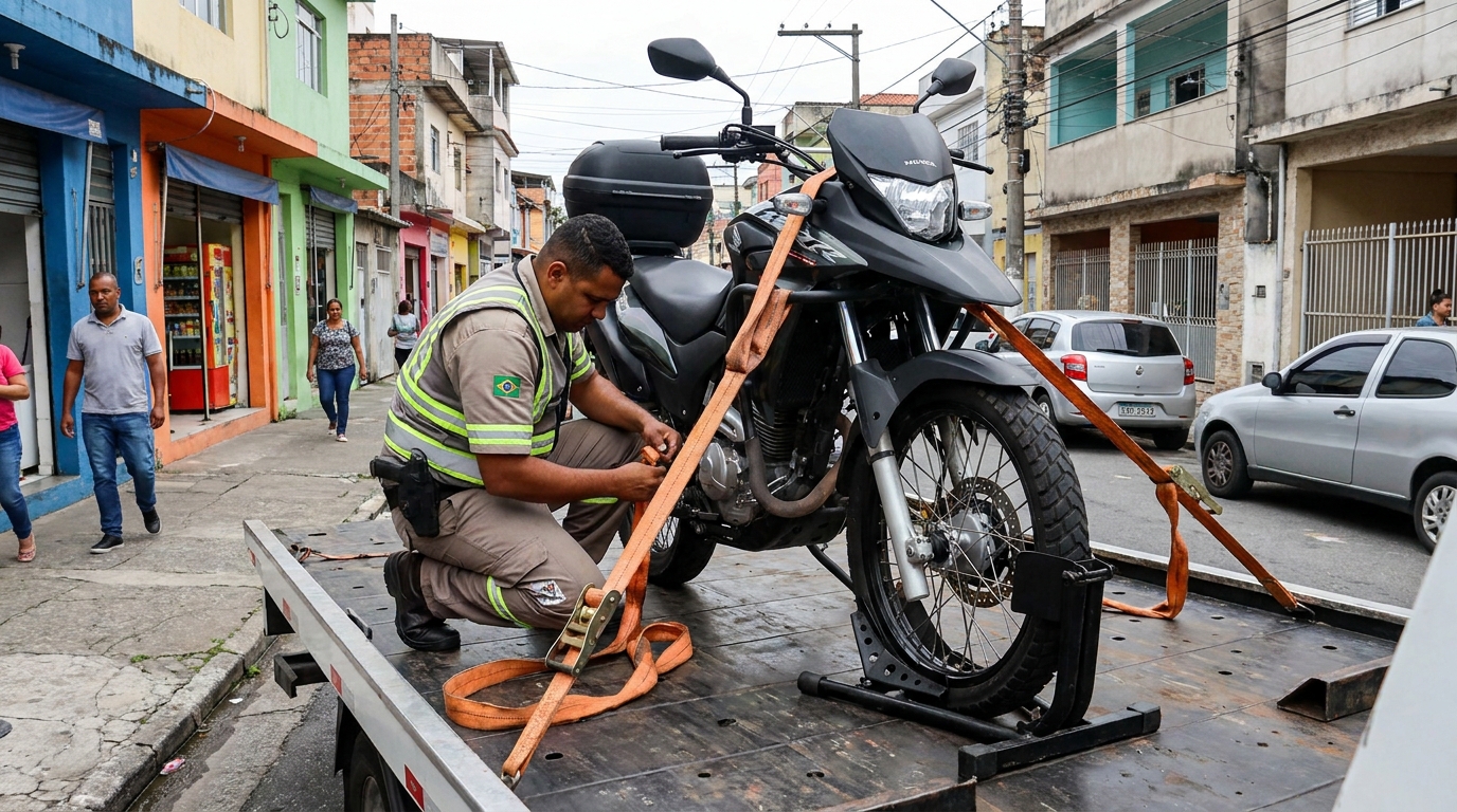 Guincho para Moto na Vila São Roque, Cotia‑SP